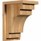 Ekena Millwork Mediterranean Rough Sawn Corbel w/Backplate, Western Red Cedar, 8"W x 10"D x 14"H COR08X10X14MED01RWR - alternate 1